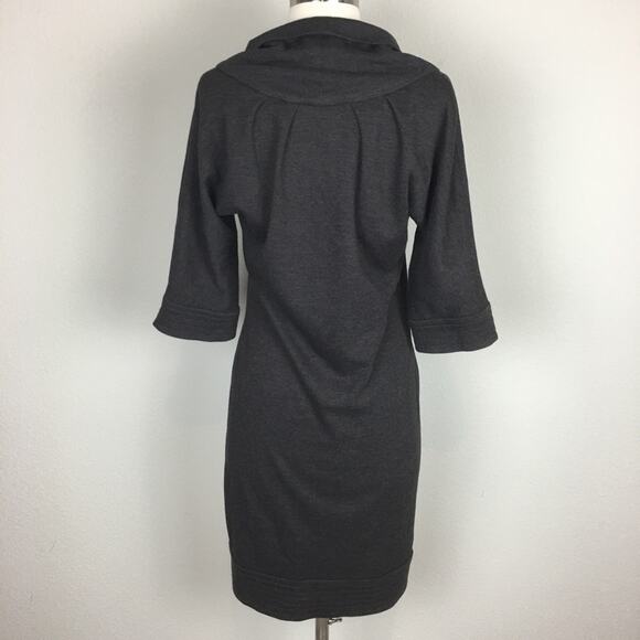 Yigal Azrouel Brown Funnel Neck Dress Small - Picture 5 of 10
